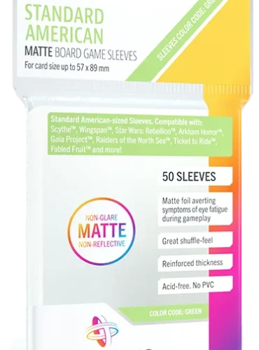 MATTE Standard American-Sized Sleeves 59x91mm